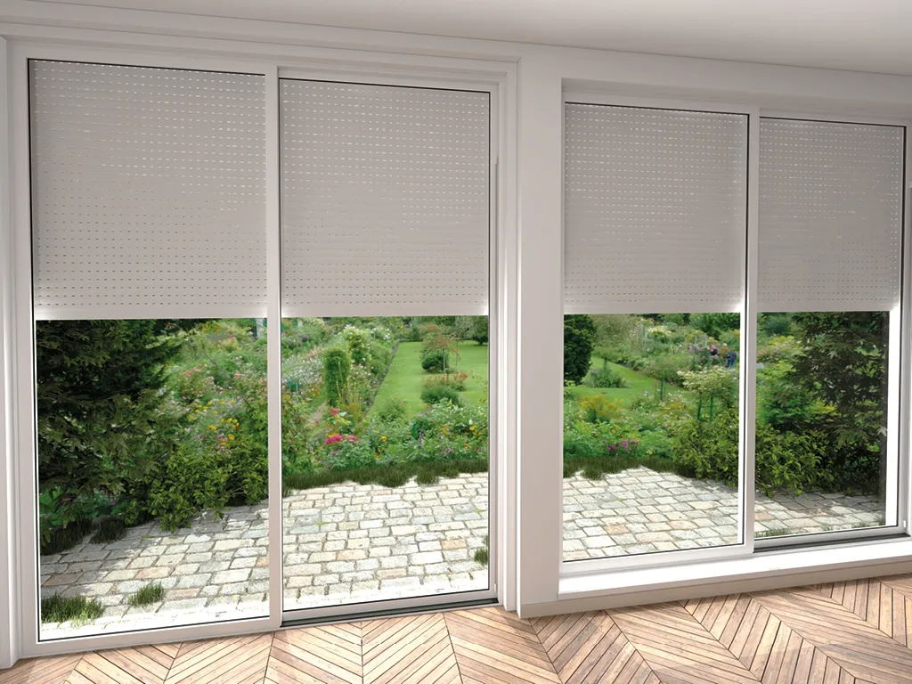 Roller shutters made of perforated profile (partial light transmission) RH45PN by DoorHan - view 2