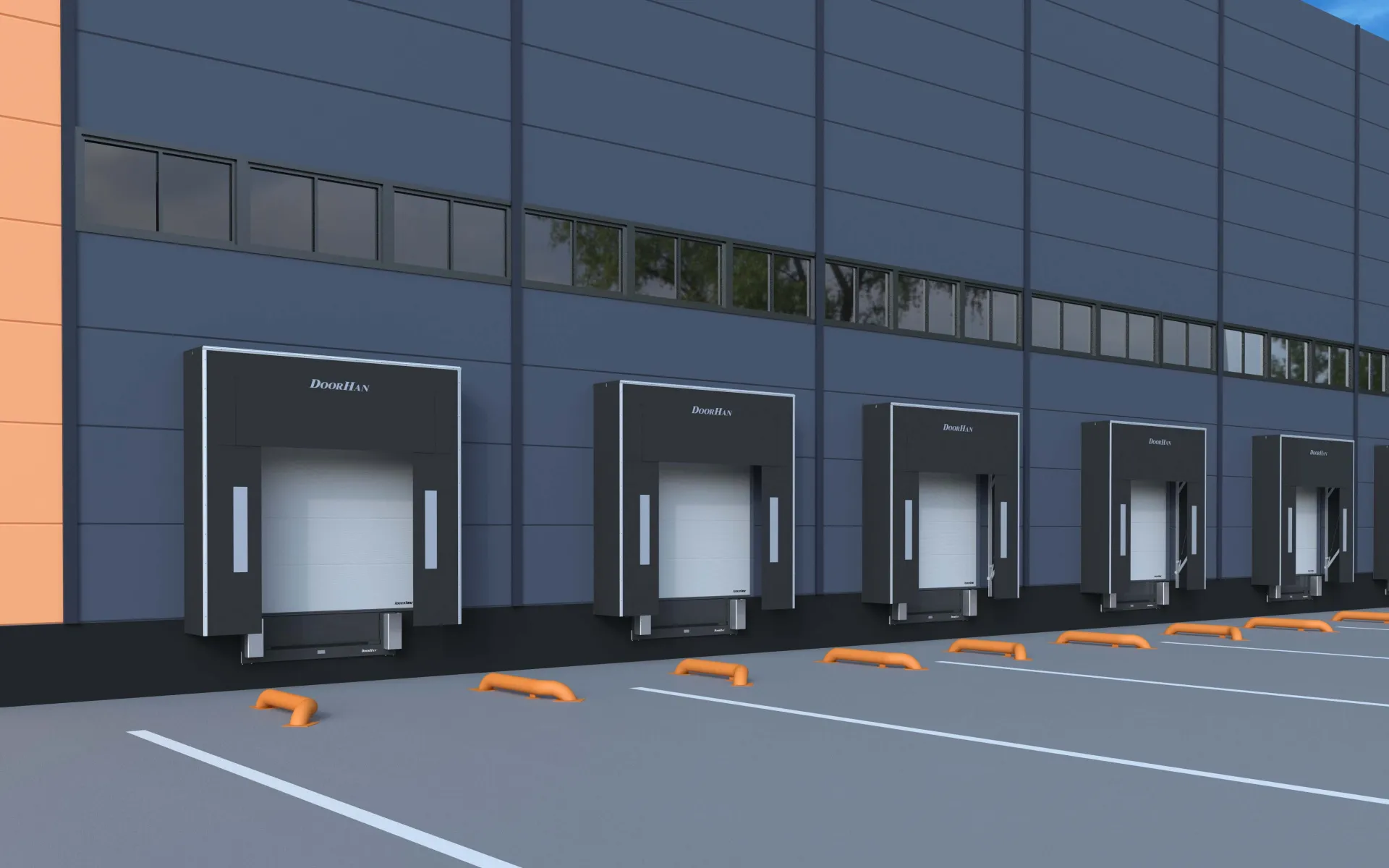 Sealer with folding frame DSHRN series by DoorHan - view 2