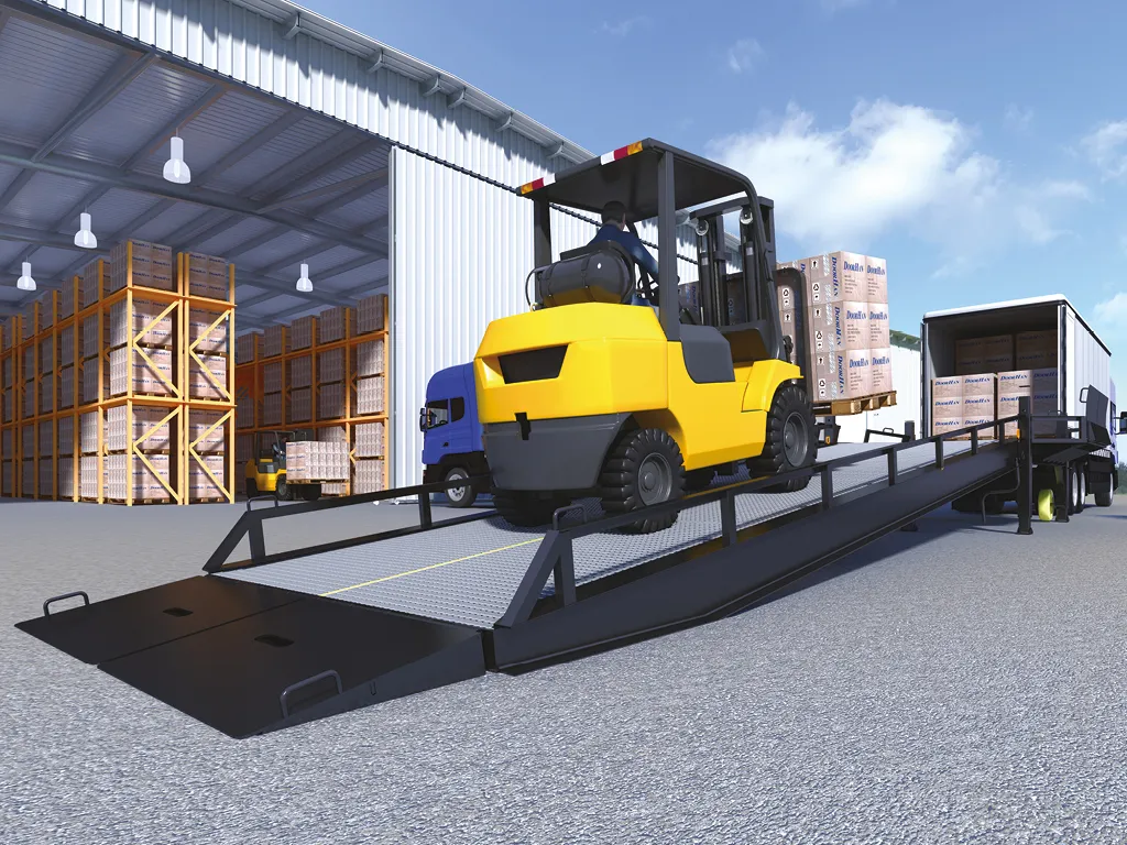 Short mobile ramp, RM series by DoorHan - view 2